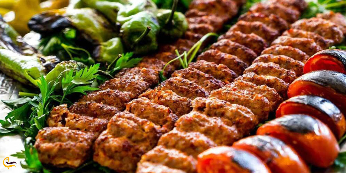 تصویری از غذای سنتی کباب بناب