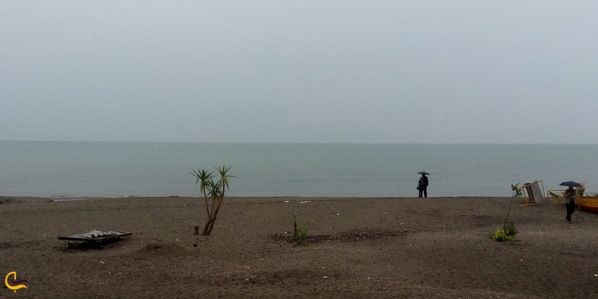 تصویری از ساحل زیبای رادیو دریا