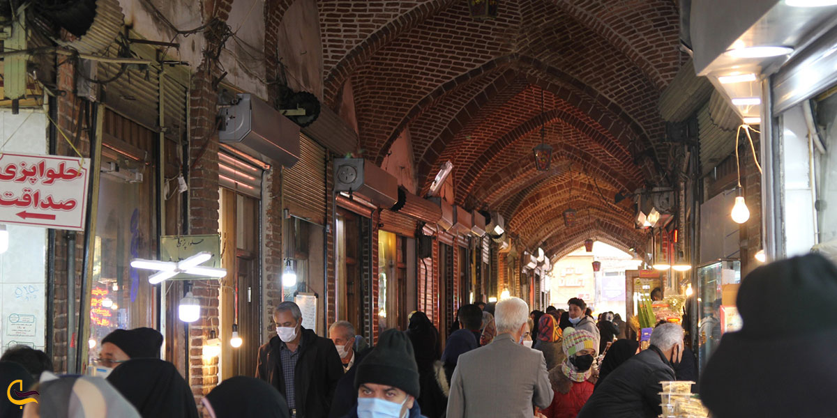 تصویری از ازدحام مردم بازار تبریز
