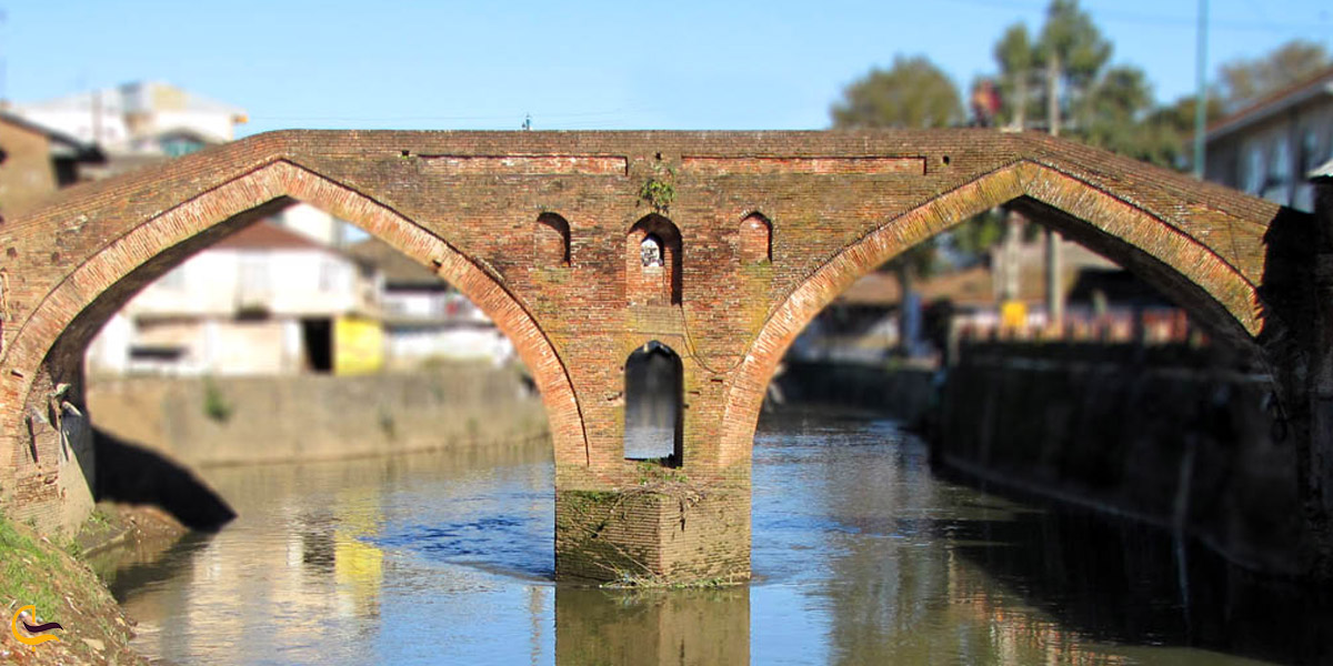 تصویری از پل خشتی لنگرود