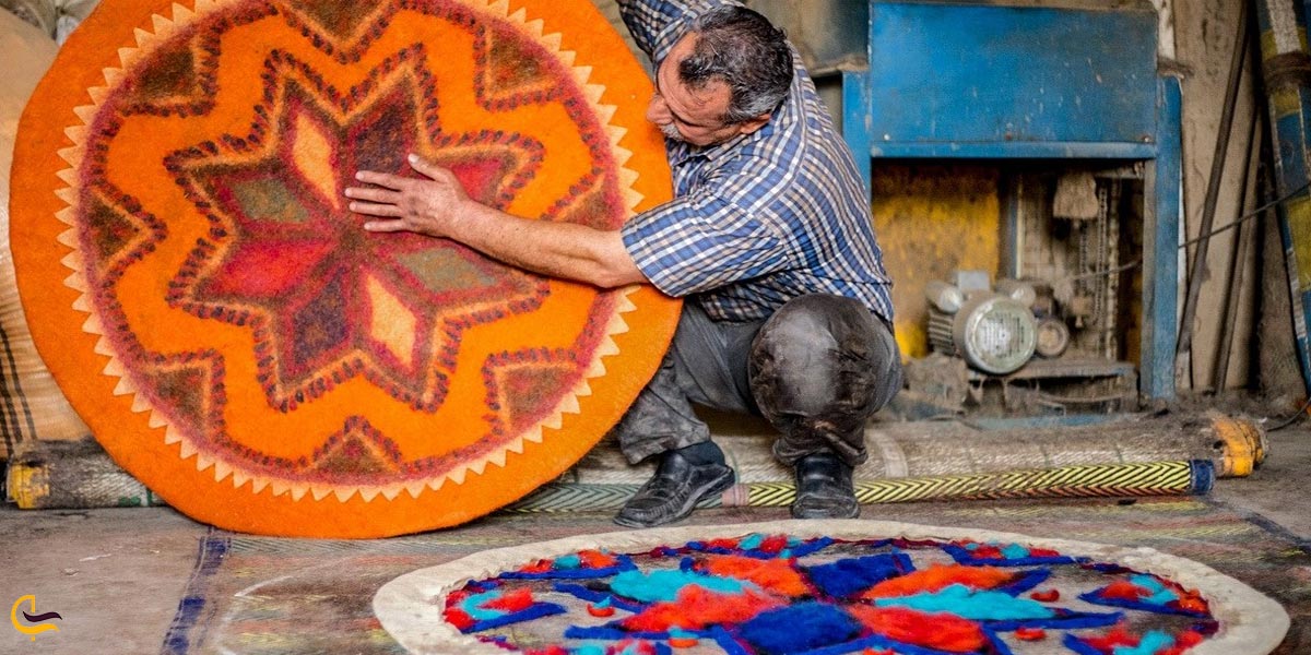 تصویری از صنایع دستی گیلان