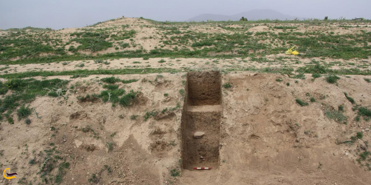 تصویری از محوطه باستانی ملیان