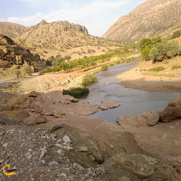 تصویری از رودخانه کشکان
