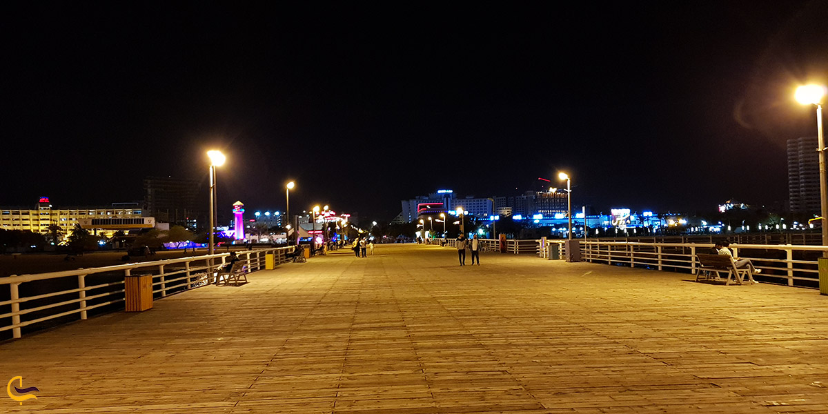 عکس اسکله تفریحی کیش