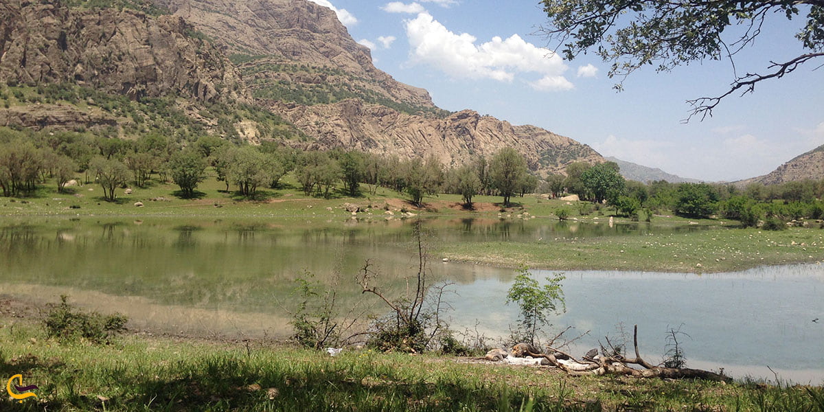 عکس  تالاب ازگن