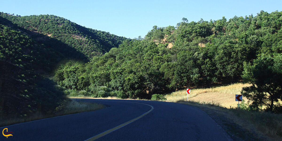 عکس جاده مهاباد سردشت