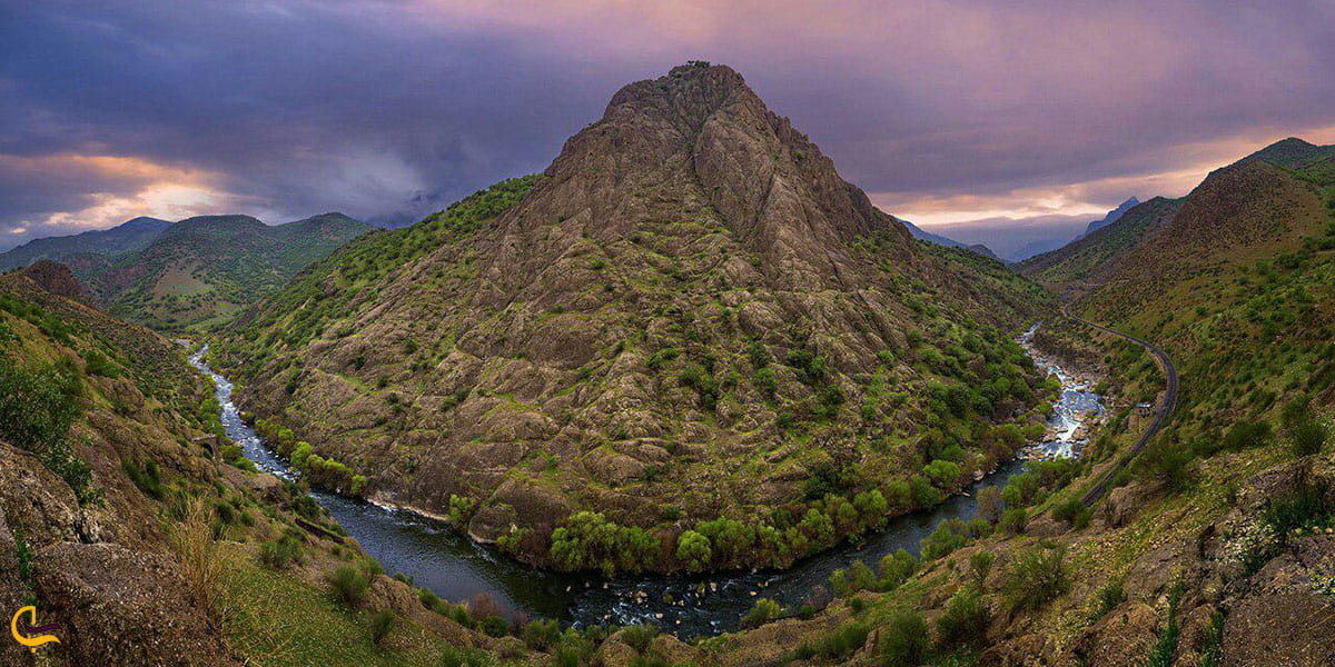 عکس کوه قارون