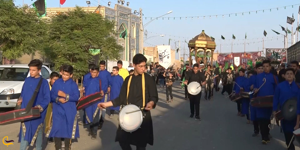 عکس خیمه کوبی محرم کاشان