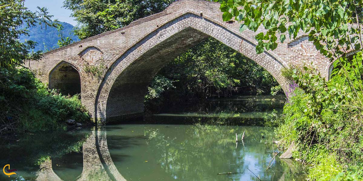 تصویری از پل خشتی نال کیاشهر