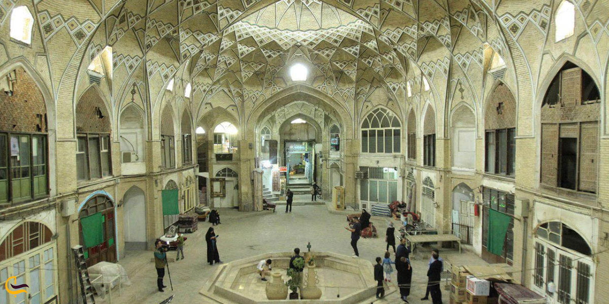 عکس بازار قدیمی قم