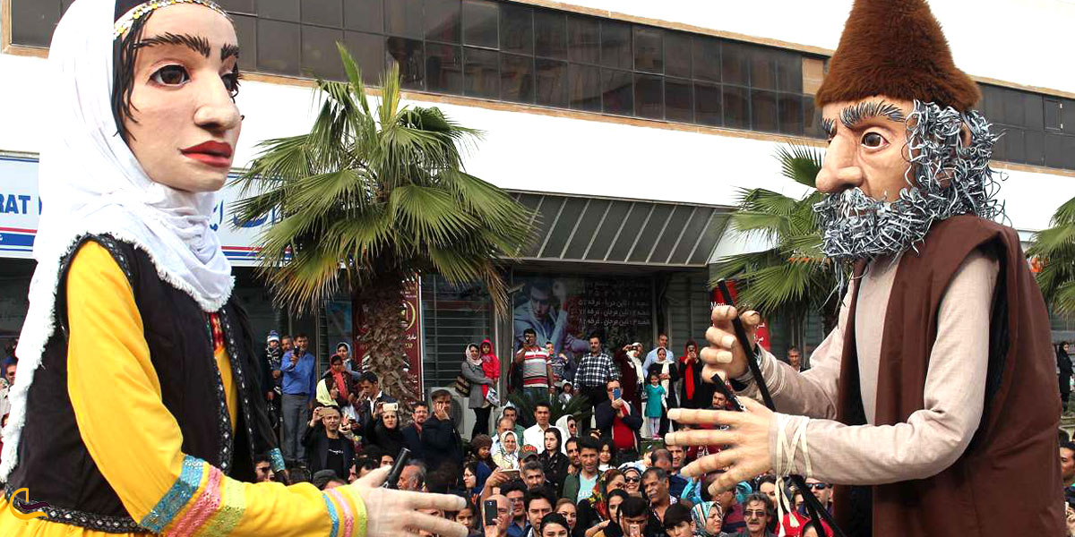 تصویری از برگزاری مراسم گوله عروس صومعه سرا