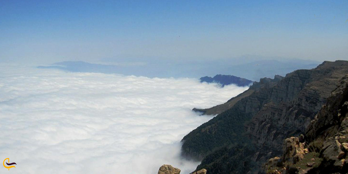 تصویری از قله درفک رودبار