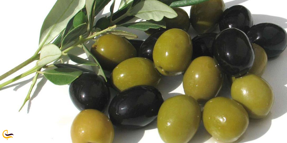 تصویری از زیتون سوغات زرند