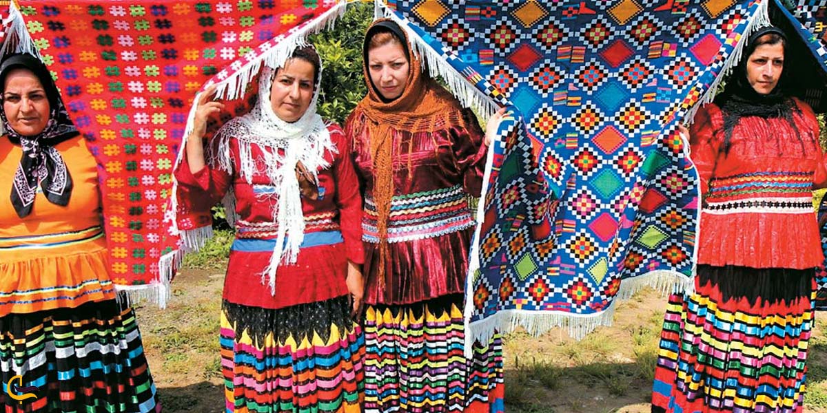 تصویری از لباس محلی لنگرود