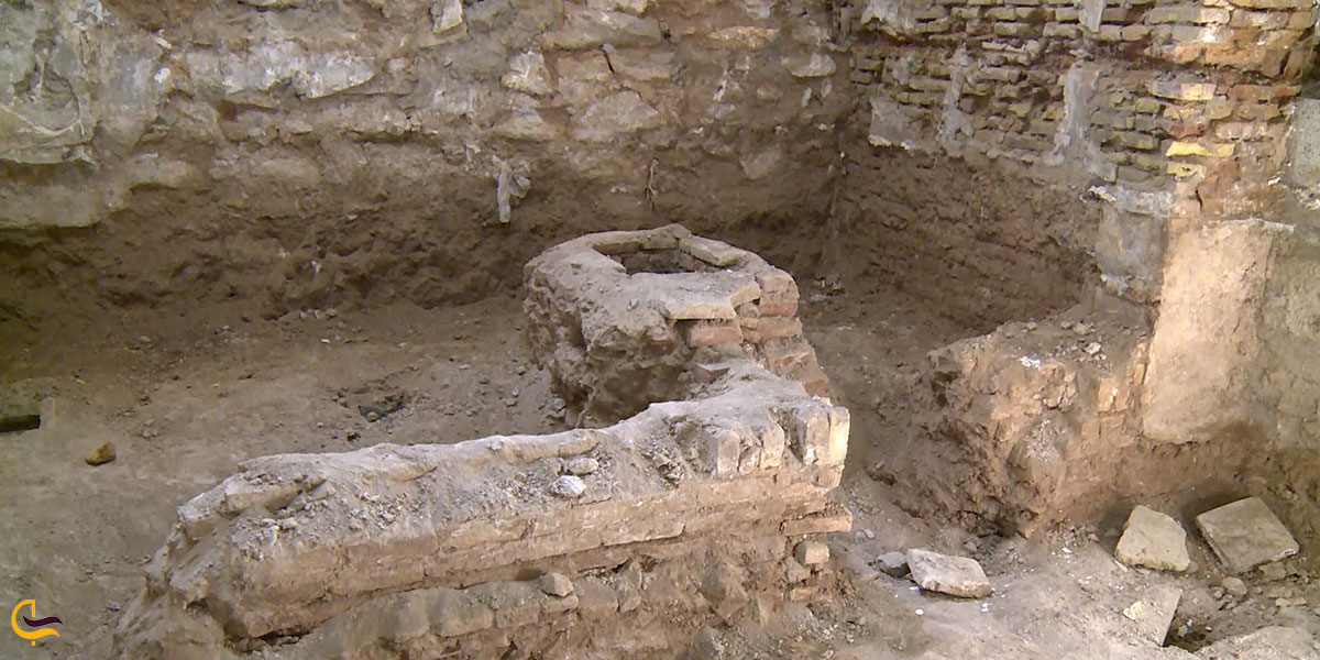 عکس حوض خانه تاریخی شهر زیر زمینی نوش آباد