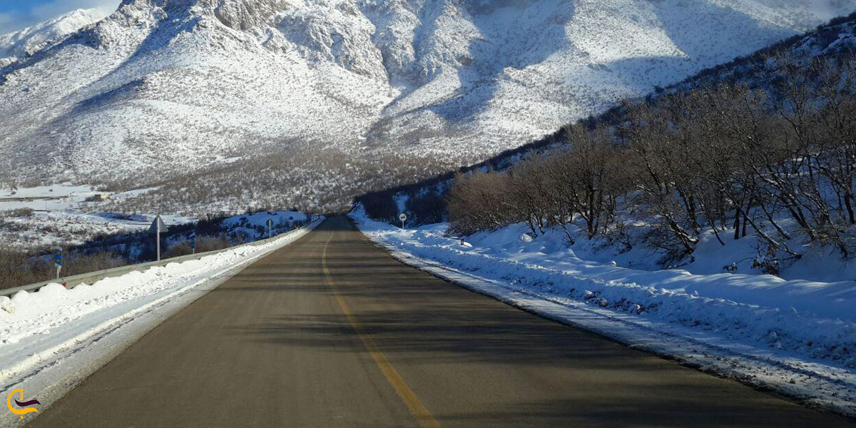 تصویری از جاده ی روانسر به پاوه