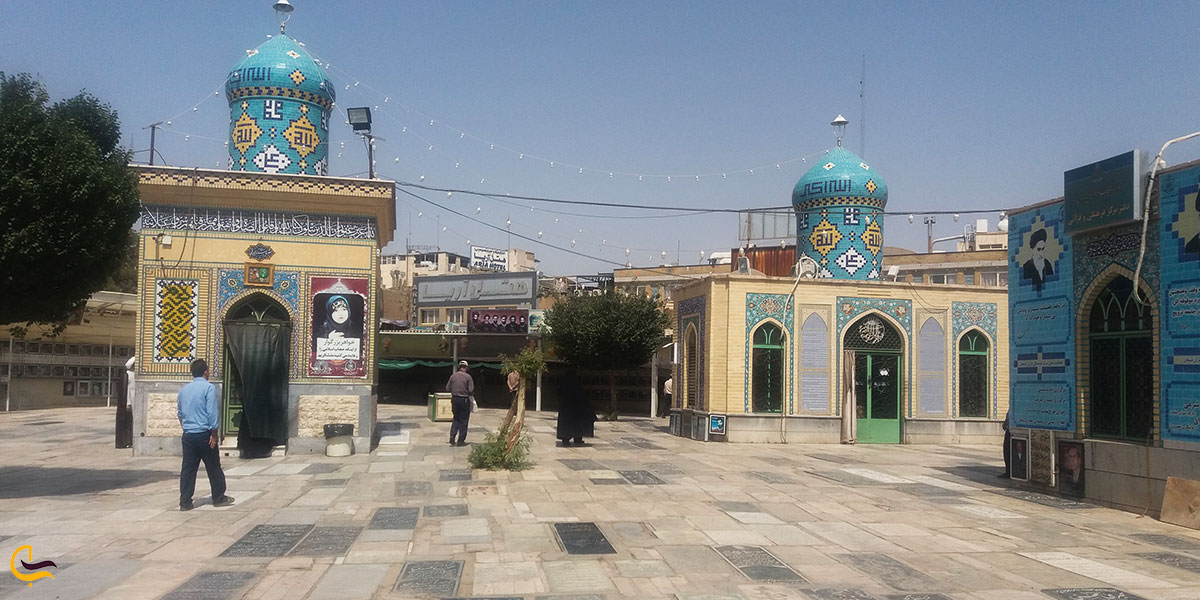 عکس قبرستان شیخان قم