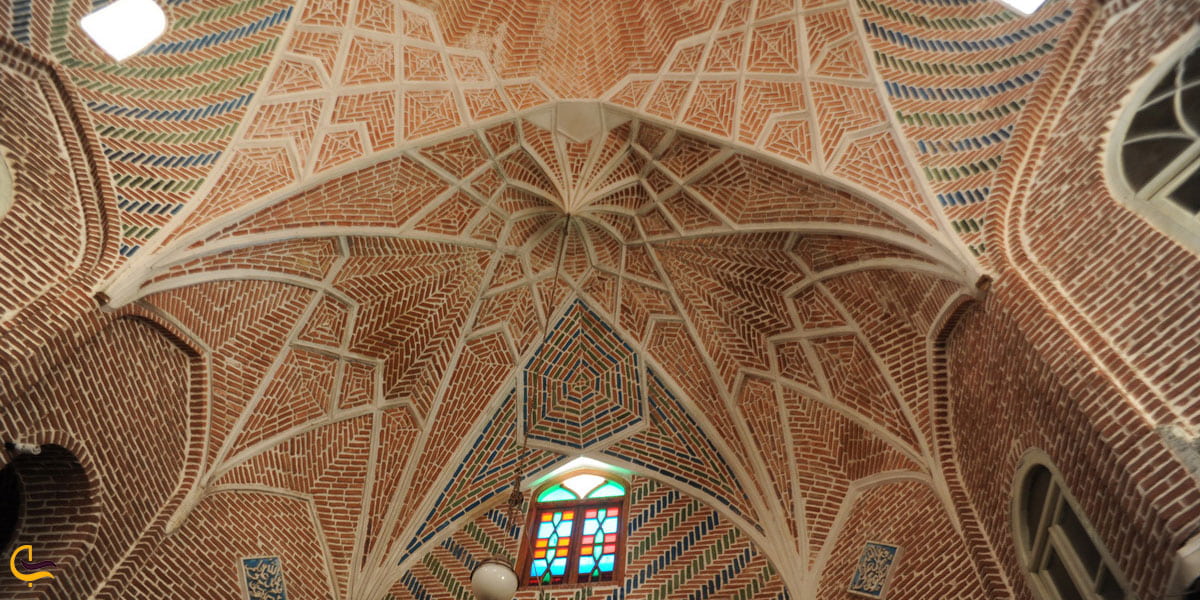تصویری از معماری بازار تبریز