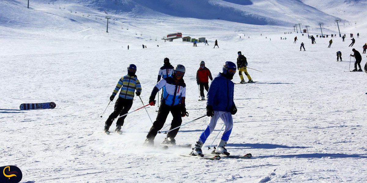 تصویری از پیست اسکی تربیت بدنی