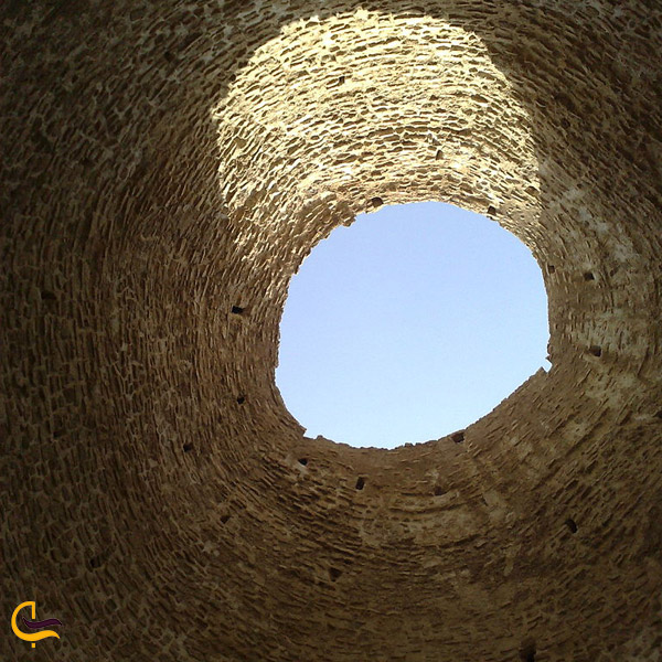 تصویری از گنبد‌های کاخ اردشیر بابکان
