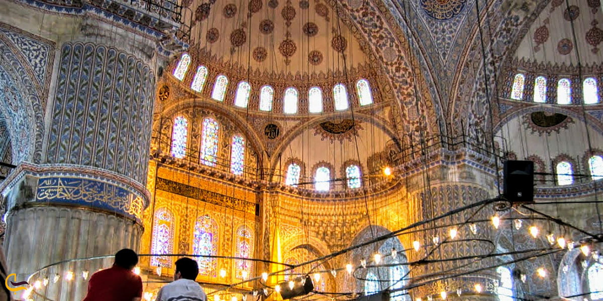 عکس کاشی‌های مسجد پادشاه احمد