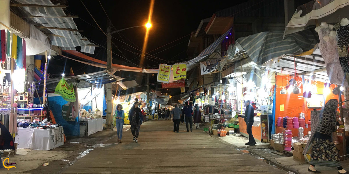 تصویری از بازار سنتی شفت