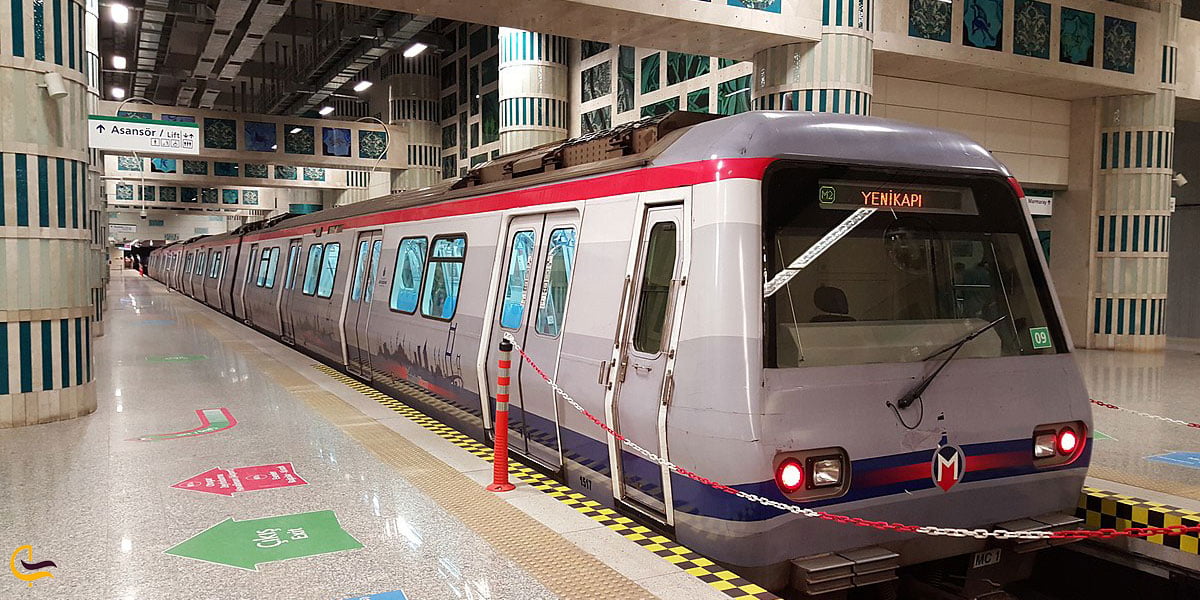 عکس از مترو در استانبول