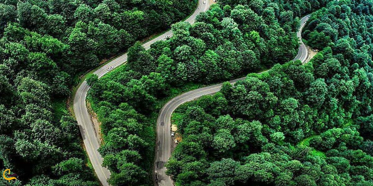 تصویری از جاده سیاهکل