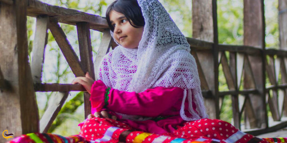 تصویری از لباس محلی گیلان