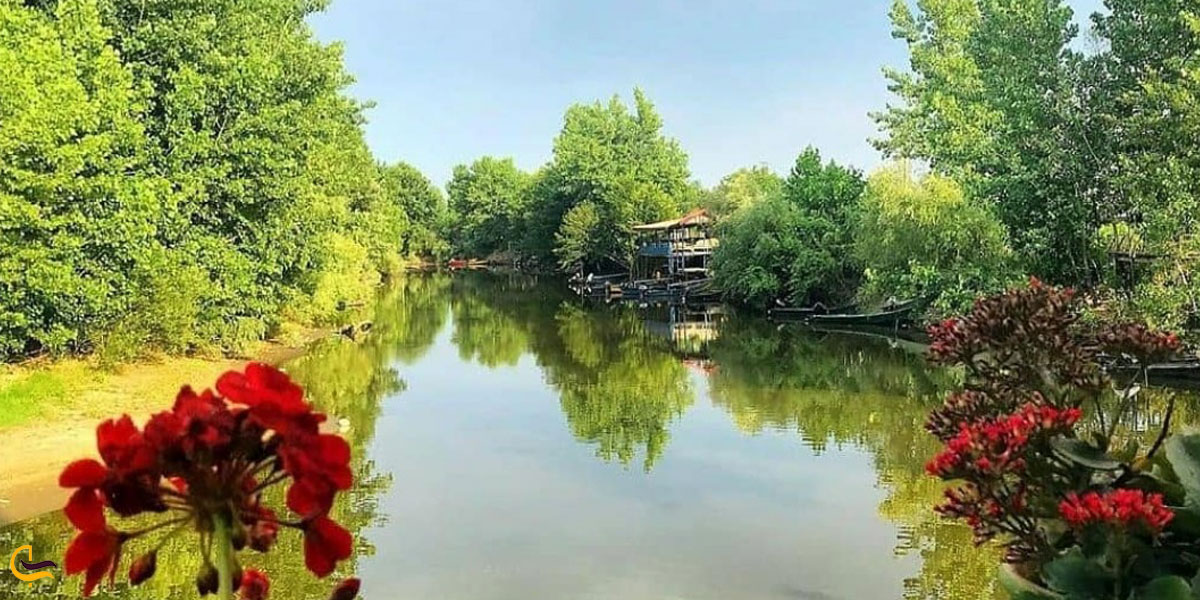 تصویری از تالاب سیاه درویشان صومعه سرا