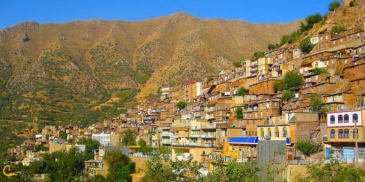 تصویری از معماری روستای اورامانات