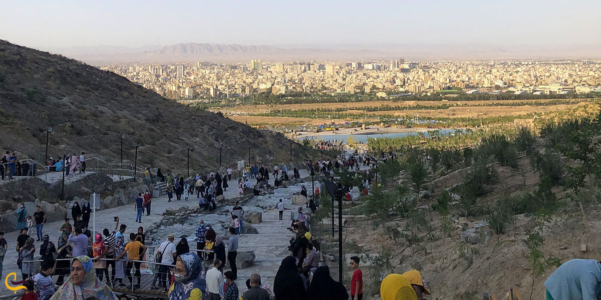 عکس چشمانداز زیبا مجموعه تفریحی کوهشار