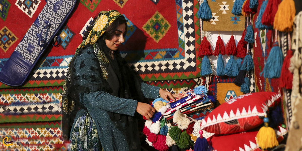 عکس فرش دستباف زنان دهدشت