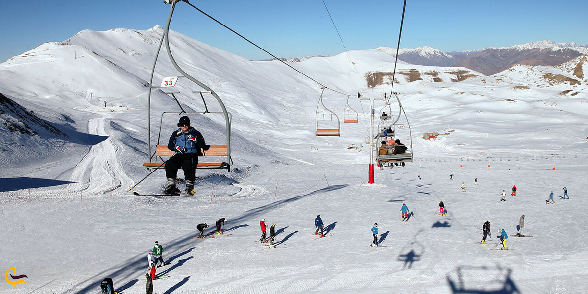 عکس پیست اسکی فریدون شهر