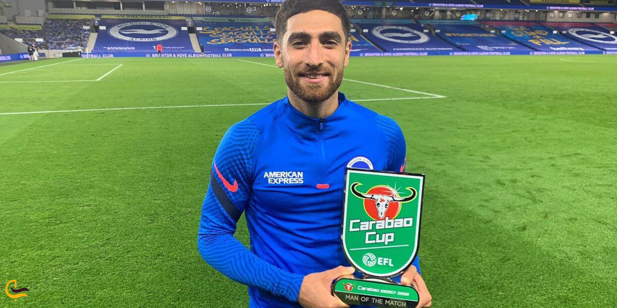 تصویری از فوتبالیست علیرضا جهابخش