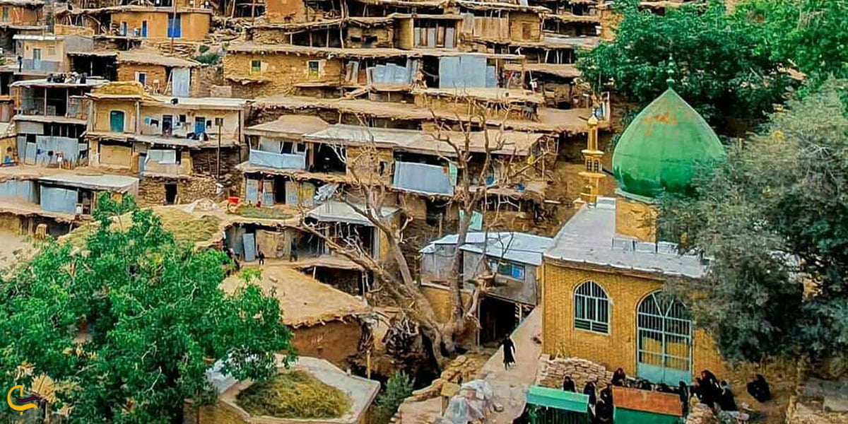 عکس کلی از مزار سید آقا عیسی روستای سر آقا سید