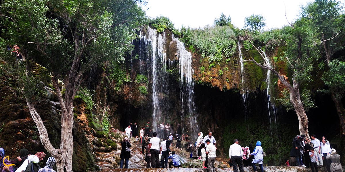 عکس سرسبزی اطراف آسیاب خرابه