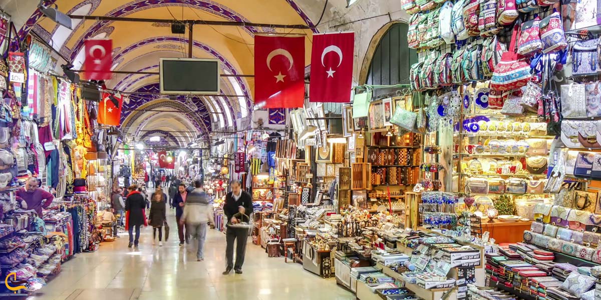 تصویری از بازار بزرگ استانبول