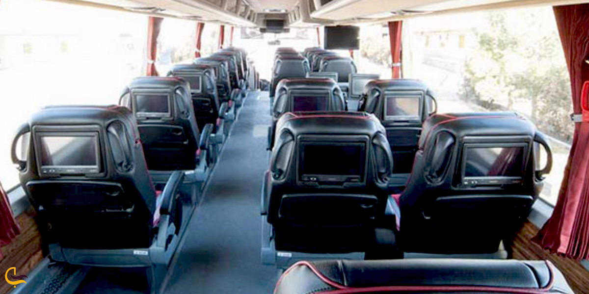 تصویری از صندلی اتوبوس