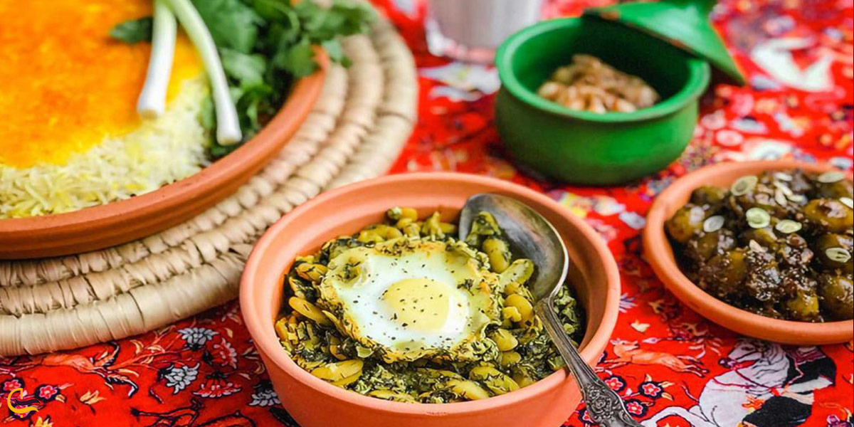 تصویری از غذای محلی داماش