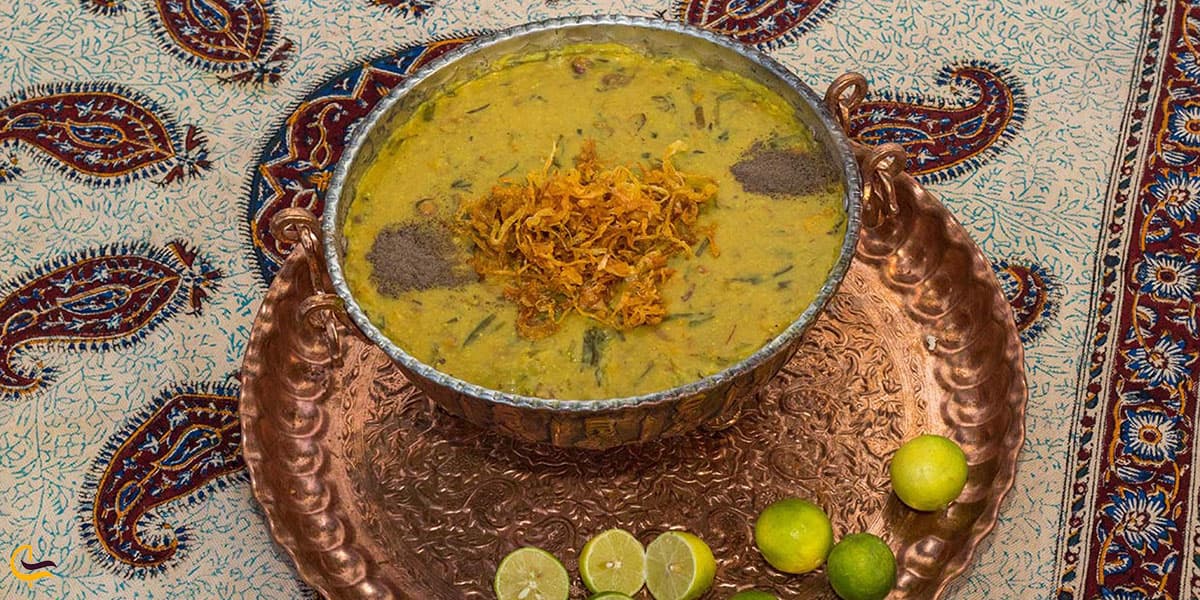 عکس آش سبزی شیراز