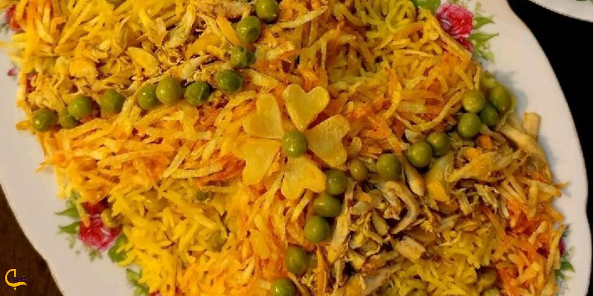 عکس کاری پلو شیرازی