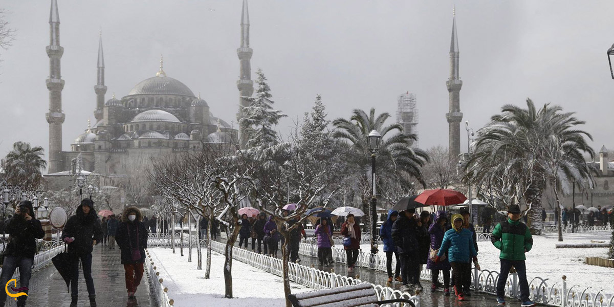 تصویر برفی از ترکیه