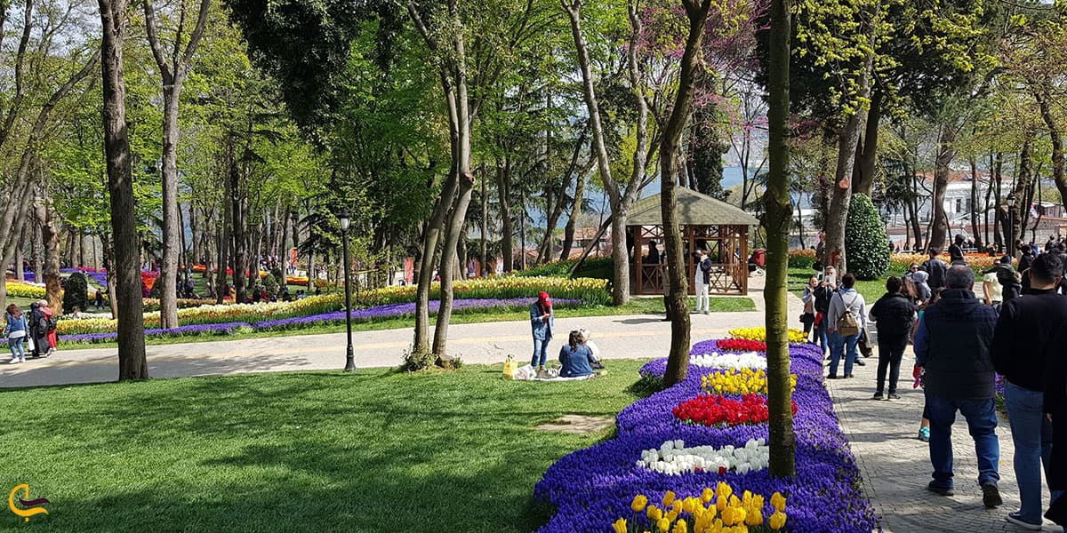 عکس آلاچیق‌های پارک امیرگان استانبول