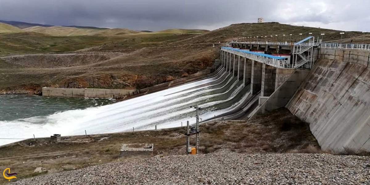 تصویری از سد شهید کاظمی