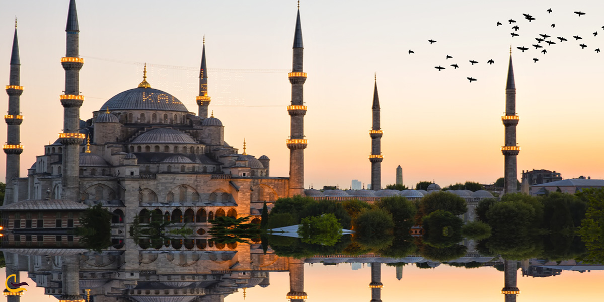 تصویری از مسجد سلطان احمد