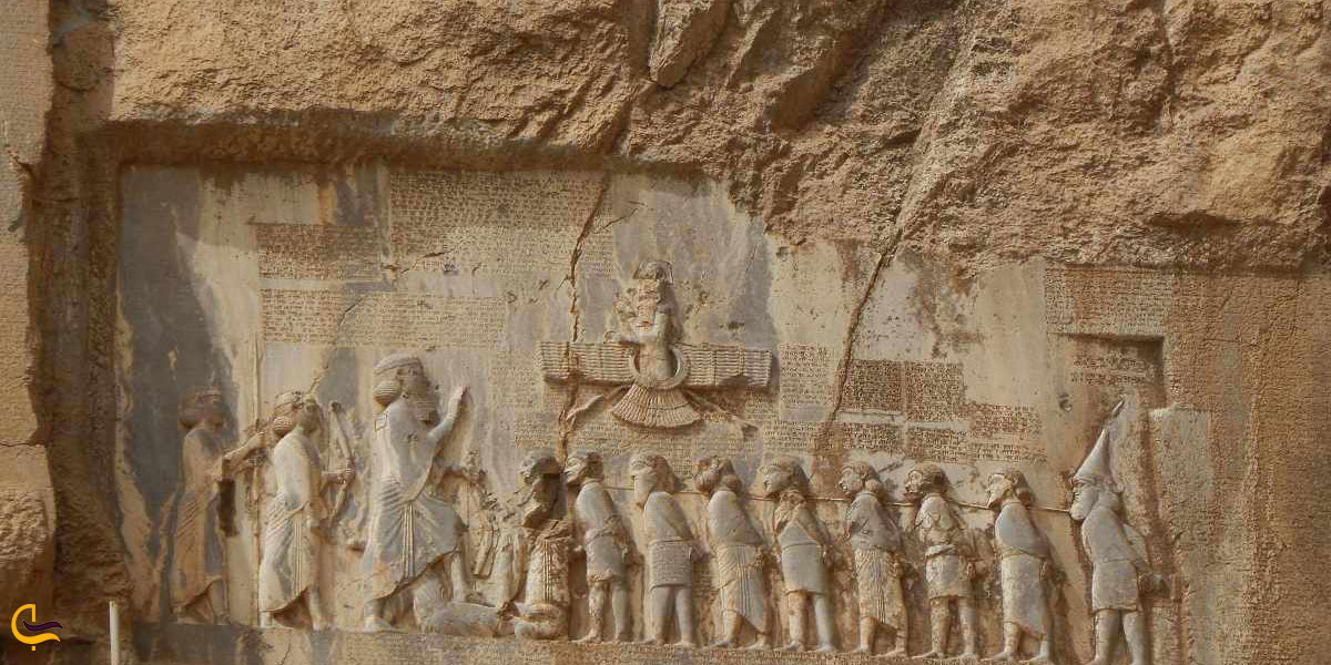 عکس کتیبه بیستون