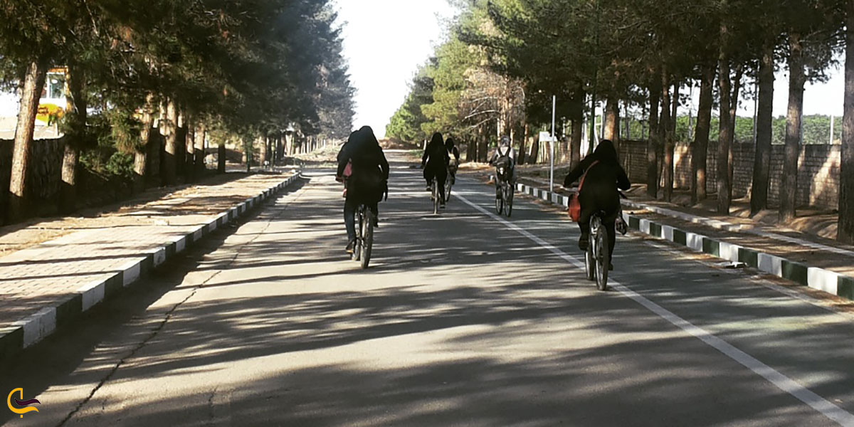 عکس پیست دوچرخه سواری بوستان تمدن