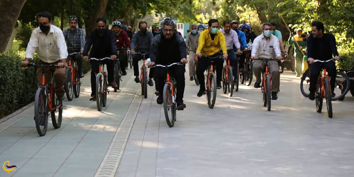 عکس پیست دوچرخه سواری الهام