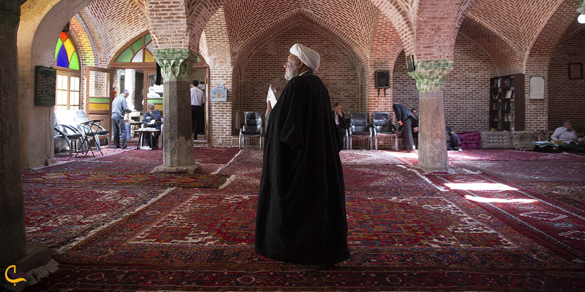 عکس فضای داخلی مسجد جامع درتبریز
